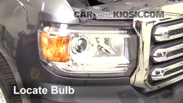 2016 GMC Canyon SLT 3.6L V6 Crew Cab Pickup Lights Turn Signal - Front (replace bulb)